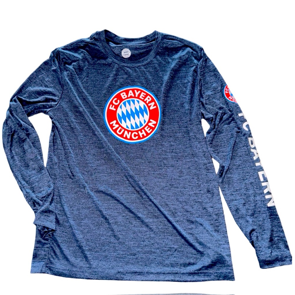 FC Bayern Munchen Longsleeve Dri-Fit Logo Shirt: Bundesliga: Harry Kane: Medium